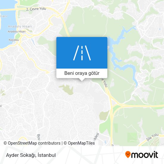 Ayder Sokağı harita