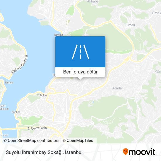 Suyolu İbrahimbey Sokağı harita