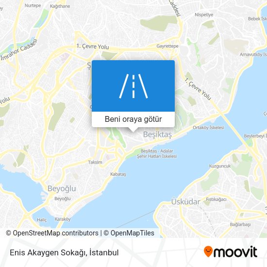 Enis Akaygen Sokağı harita