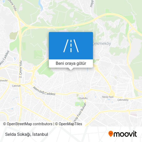 Selda Sokağı harita