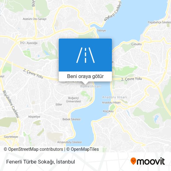 Fenerli Türbe Sokağı harita