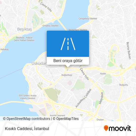 Kısıklı Caddesi harita