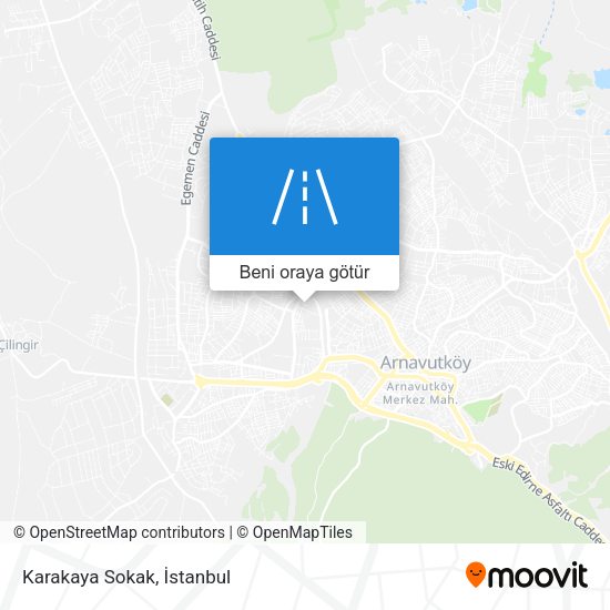 Karakaya Sokak harita