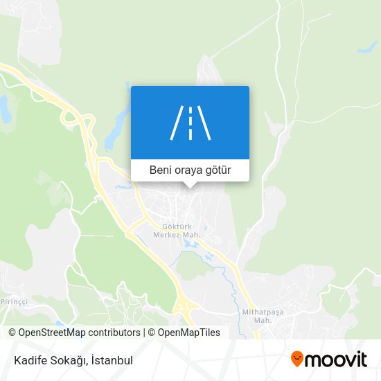 Kadife Sokağı harita