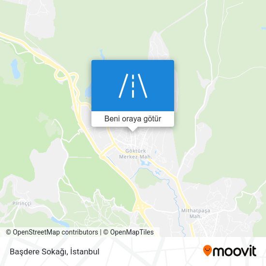 Başdere Sokağı harita