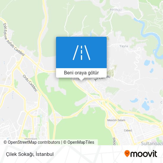 Çilek Sokağı harita