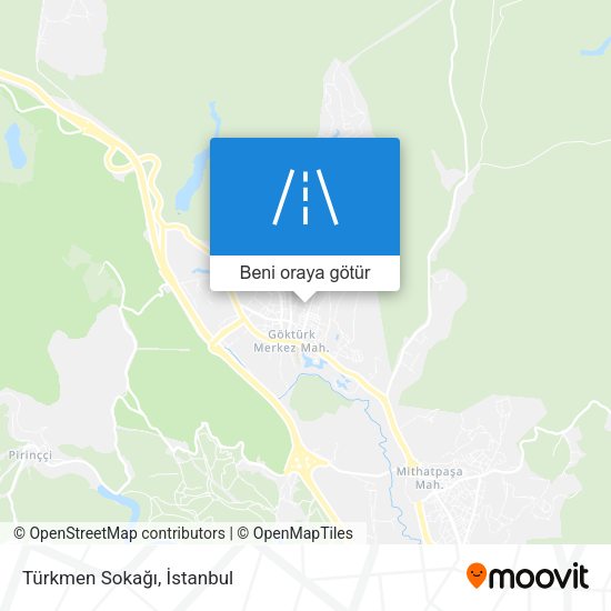 Türkmen Sokağı harita