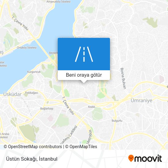 Üstün Sokağı harita