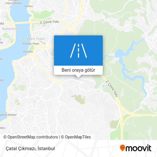 Çatal Çıkmazı harita
