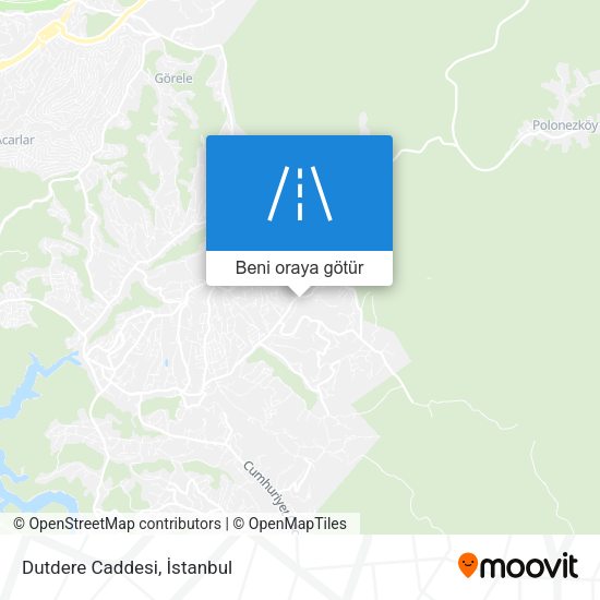 Dutdere Caddesi harita