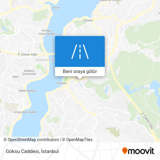 Göksu Caddesi harita