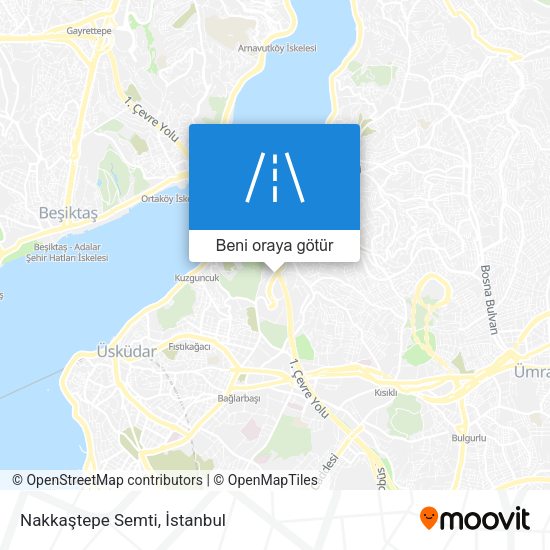 Nakkaştepe Semti harita