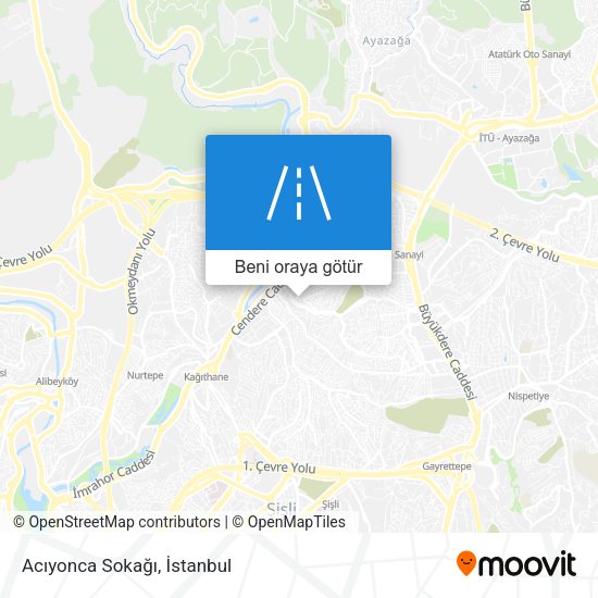 Acıyonca Sokağı harita