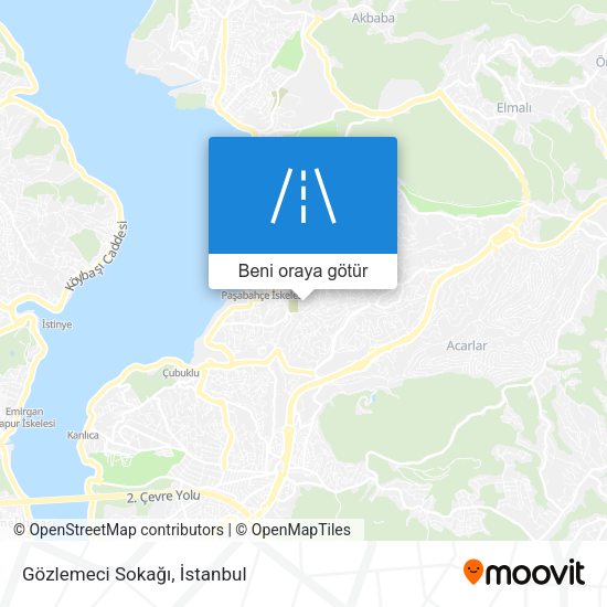 Gözlemeci Sokağı harita