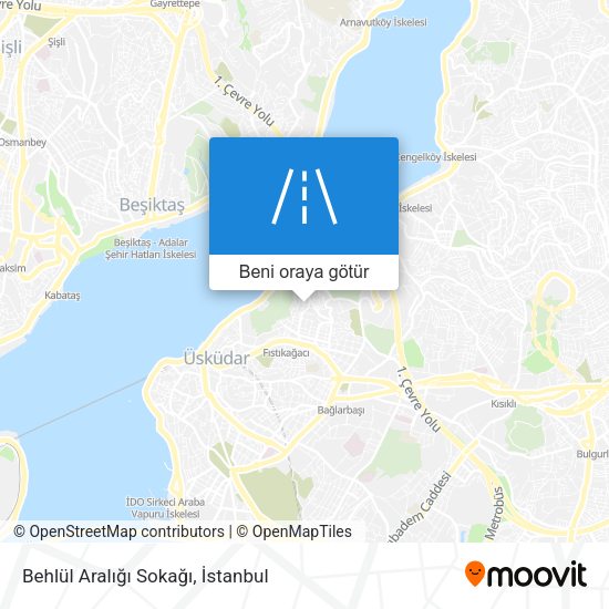 Behlül Aralığı Sokağı harita