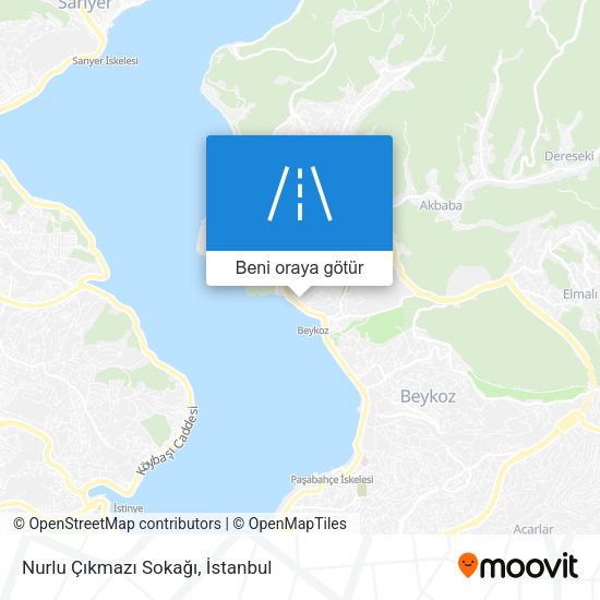 Nurlu Çıkmazı Sokağı harita