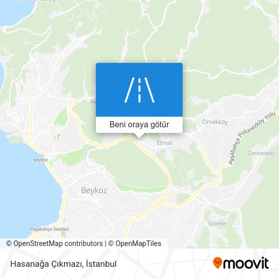 Hasanağa Çıkmazı harita