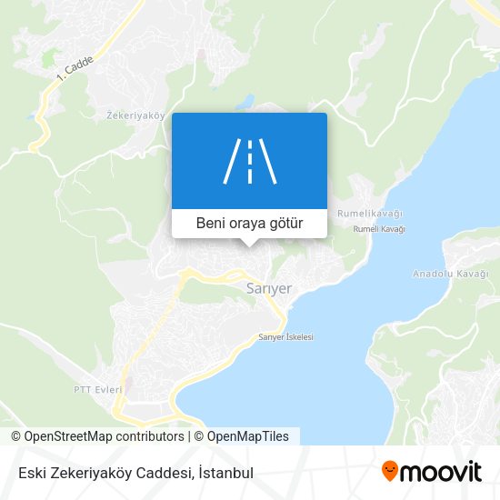 Eski Zekeriyaköy Caddesi harita