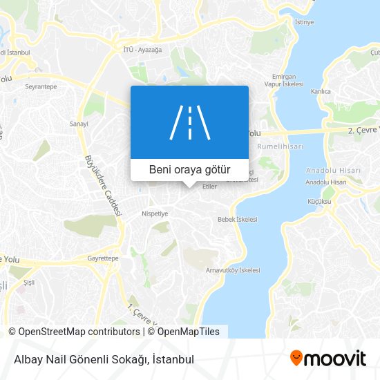 Albay Nail Gönenli Sokağı harita