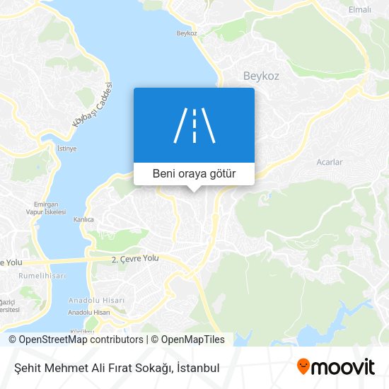 Şehit Mehmet Ali Fırat Sokağı harita