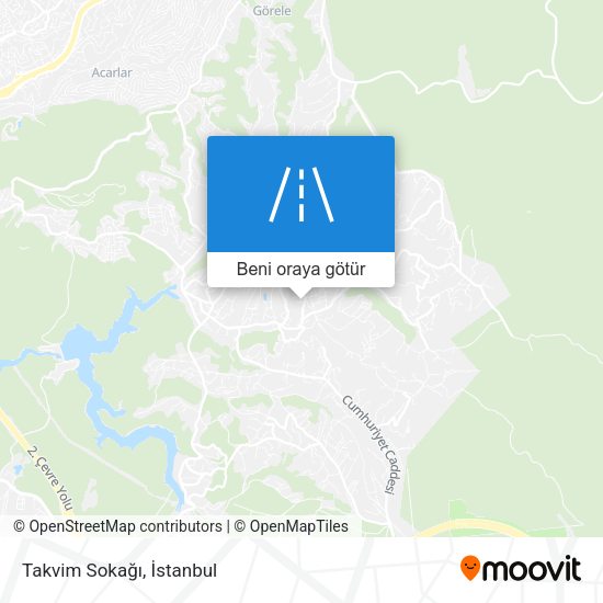 Takvim Sokağı harita