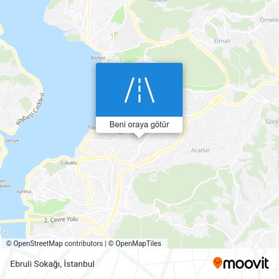 Ebruli Sokağı harita