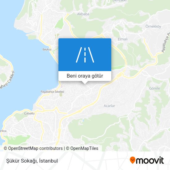 Şükür Sokağı harita