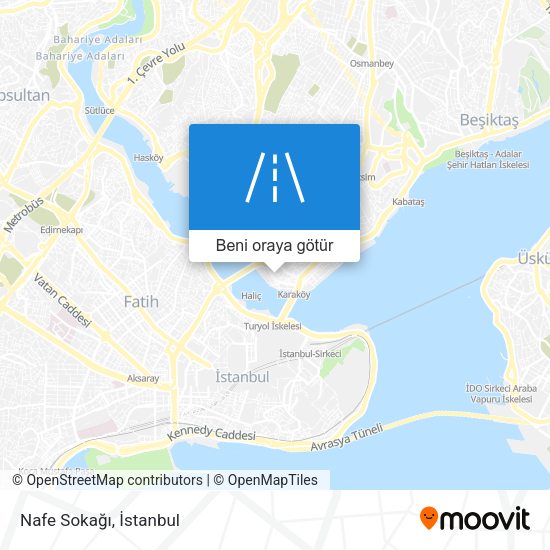Nafe Sokağı harita