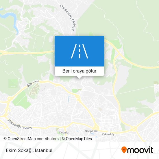 Ekim Sokağı harita