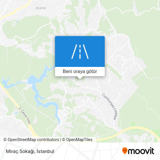 Miraç Sokağı harita