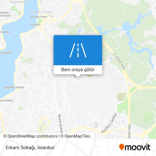 Erkam Sokağı harita