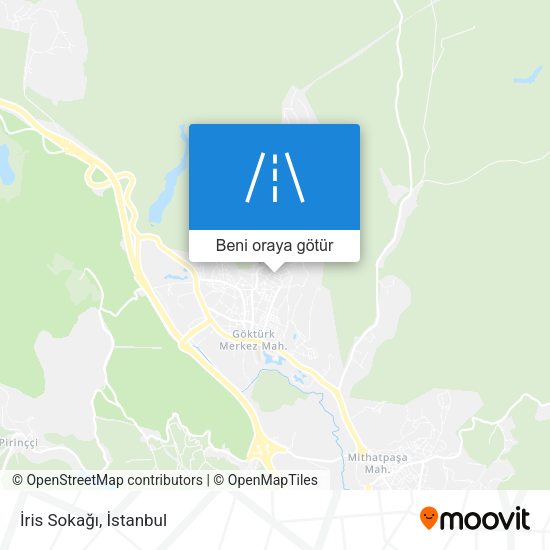 İris Sokağı harita