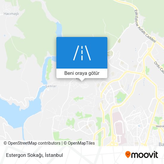 Estergon Sokağı harita