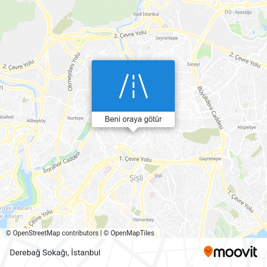 Derebağ Sokağı harita
