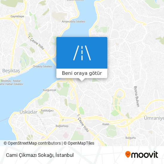 Cami Çikmazı Sokağı harita