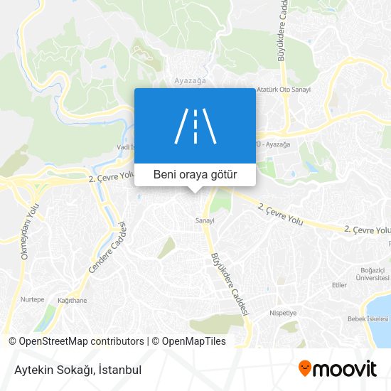 Aytekin Sokağı harita