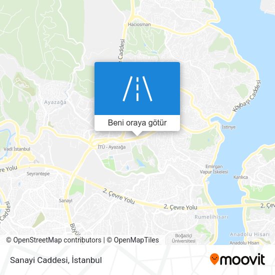 Sanayi Caddesi harita