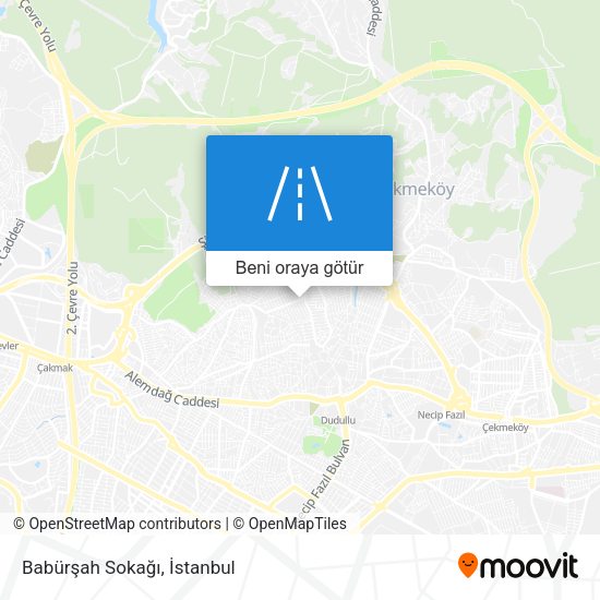 Babürşah Sokağı harita