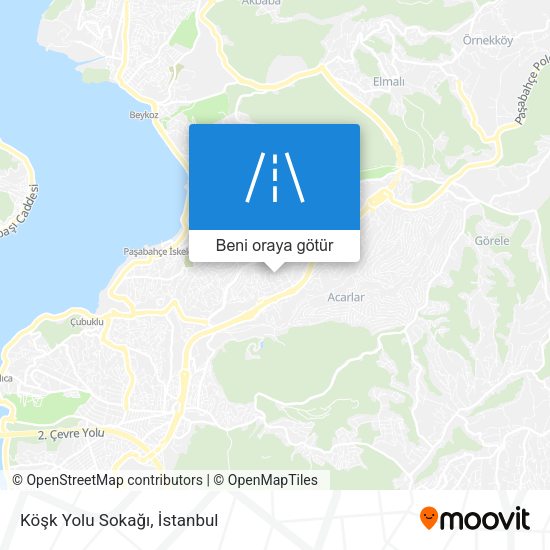 Köşk Yolu Sokağı harita