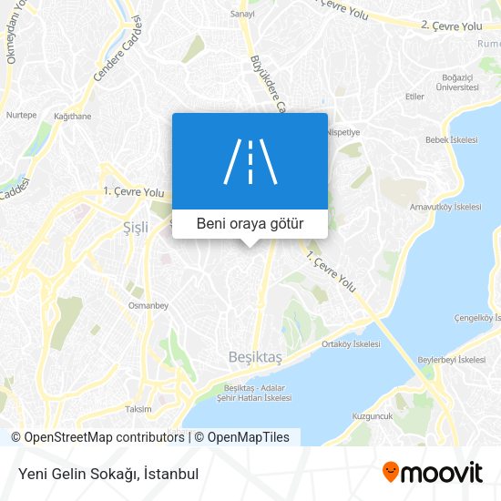 Yeni Gelin Sokağı harita