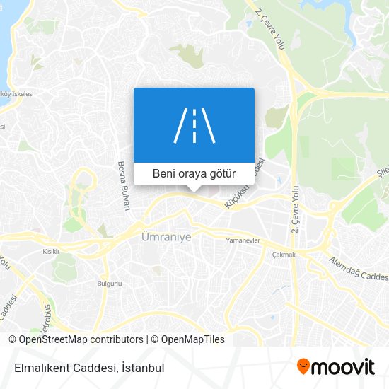 Elmalıkent Caddesi harita