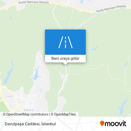 Davutpaşa Caddesi harita
