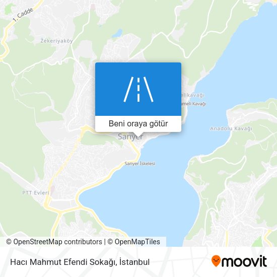 Hacı Mahmut Efendi Sokağı harita