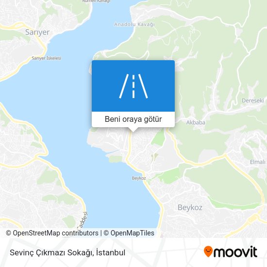 Sevinç Çıkmazı Sokağı harita
