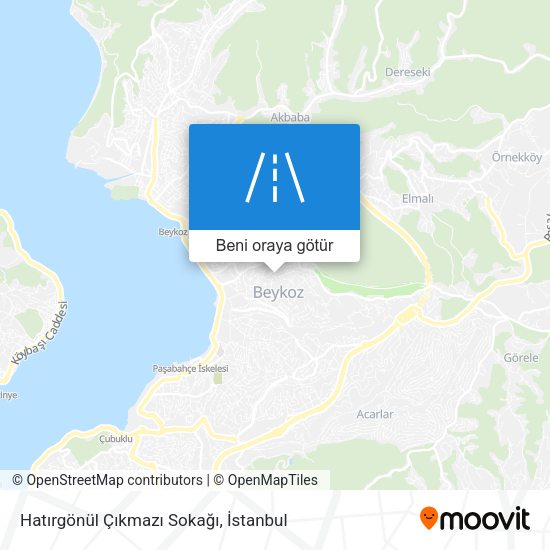 Hatırgönül Çıkmazı Sokağı harita