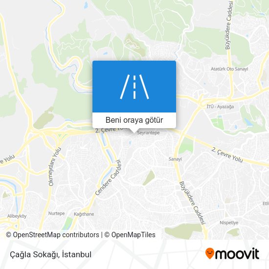 Çağla Sokağı harita