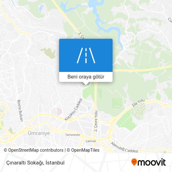 Çınaraltı Sokağı harita