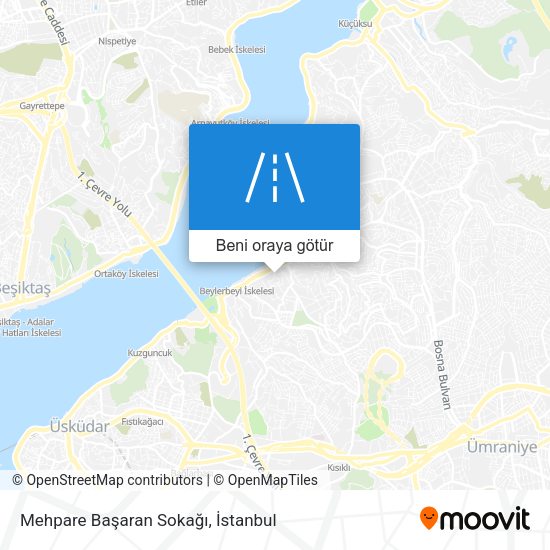Mehpare Başaran Sokağı harita