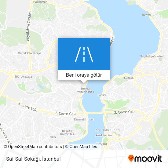 Saf Saf Sokağı harita