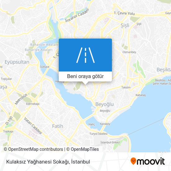 Kulaksız Yağhanesi Sokağı harita